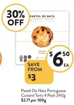 Foodworks Pastel De Nata Portuguese Custard Tarts offer