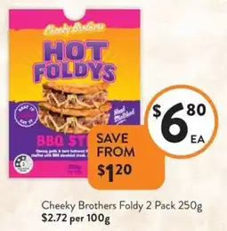 Foodworks Cheeky Brothers Foldy offer