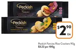 Foodworks Peckish Fancies Rice Crackers offer