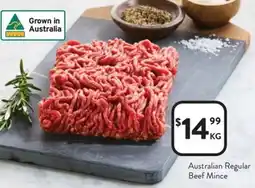 Foodworks Australian Regular Beef Mince offer