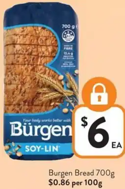 Foodworks Burgen Bread offer