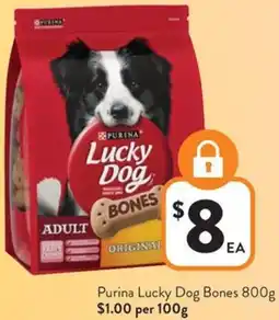 Foodworks Purina Lucky Dog Bones offer