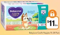 Foodworks BabyLove Cosifit Nappies offer