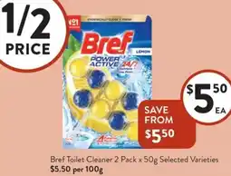 Foodworks Bref Toilet Cleaner offer