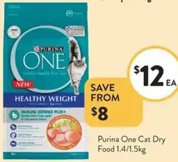 Foodworks Purina One Cat Dry Food offer