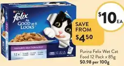 Foodworks Purina Felix Wet Cat Food offer