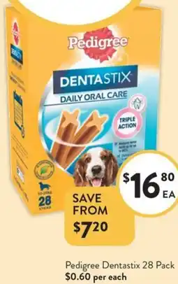 Foodworks Pedigree Dentastix offer