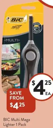 Foodworks BIC Multi Mega Lighter offer