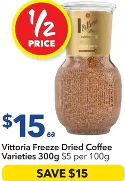 Ritchies Vittoria Freeze Dried Coffee Varieties offer