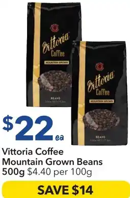 Ritchies Vittoria Coffee Mountain Grown Beans offer