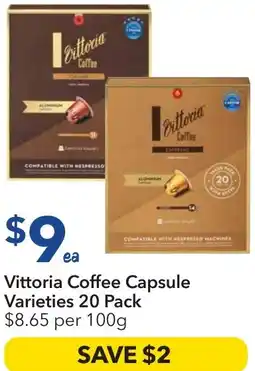 Ritchies Vittoria Coffee Capsule offer