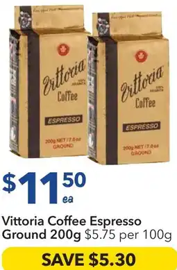 Ritchies Vittoria Coffee Espresso Ground offer