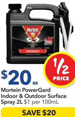 Ritchies Mortein PowerGard Indoor & Outdoor Surface Spray offer