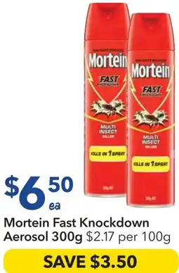 Ritchies Mortein Fast Knockdown Aerosol offer