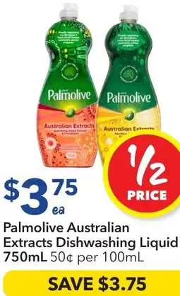 Ritchies Palmolive Australian Extracts Dishwashing Liquid offer