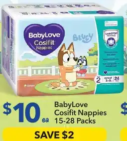 Ritchies BabyLove Cosifit Nappies offer
