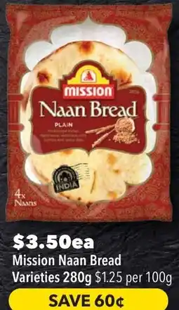 Ritchies Mission Naan Bread Varieties offer