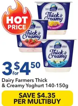 Ritchies Dairy Farmers Thick & Creamy Yoghurt offer