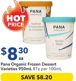 Ritchies Pana Organic Frozen Dessert offer
