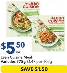 Ritchies Lean Cuisine Meal offer
