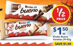 Ritchies Kinder Bueno Varieties offer