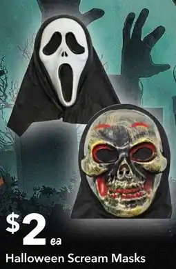 Ritchies Halloween Scream Masks offer