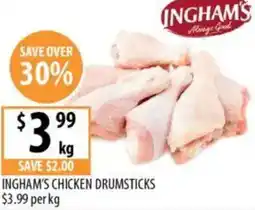 Supabarn Ingham's chicken drumsticks offer