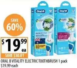 Supabarn Oral b vitality electric toothbrush offer