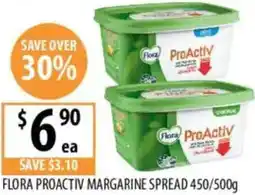 Supabarn Flora proactiv margarine spread offer