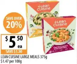 Supabarn Lean cuisine large meals offer