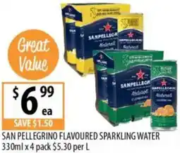Supabarn San pellegrino flavoured sparkling water offer
