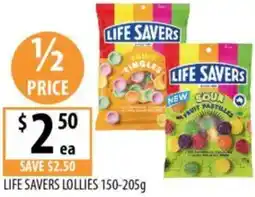 Supabarn Life savers lollies offer