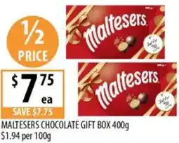 Supabarn Maltesers chocolate gift box offer