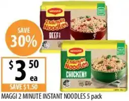 Supabarn Maggi 2 minute instant noodles offer