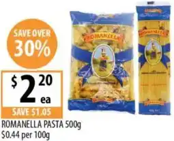 Supabarn Romanella pasta offer