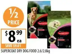 Supabarn Supercoat dry dog food offer