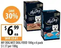 Supabarn My dog wet dog food offer