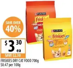 Supabarn Friskies dry cat food offer