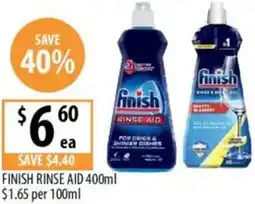 Supabarn Finish rinse aid offer