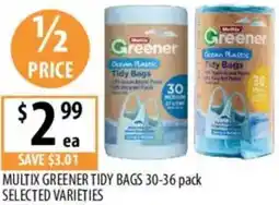 Supabarn Multix greener tidy bags offer