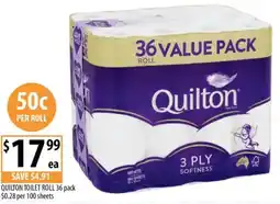 Supabarn Quilton toilet roll offer