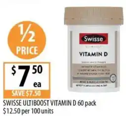 Supabarn Swisse ultiboost vitamin d offer