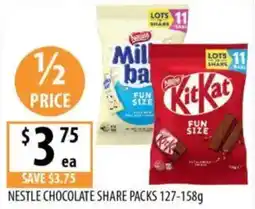 Supabarn Nestle chocolate share packs offer