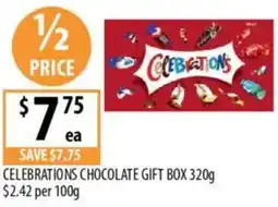 Supabarn Celebrations chocolate gift box offer
