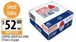 Supabarn Capital coast ale cans offer