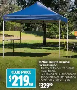 Anaconda Oztrail deluxe original 3x3m gazebo offer