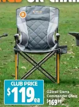 Anaconda Oztrail sierra commander chair offer