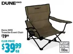 Anaconda Dune 4wd traveller event chair offer