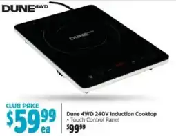 Anaconda Dune 4wd 240v induction cooktop offer