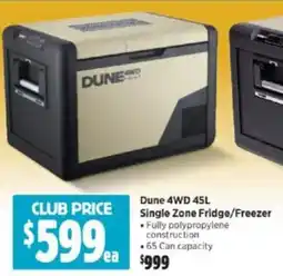 Anaconda Dune 4wd 45l single zone fridge/freezer offer